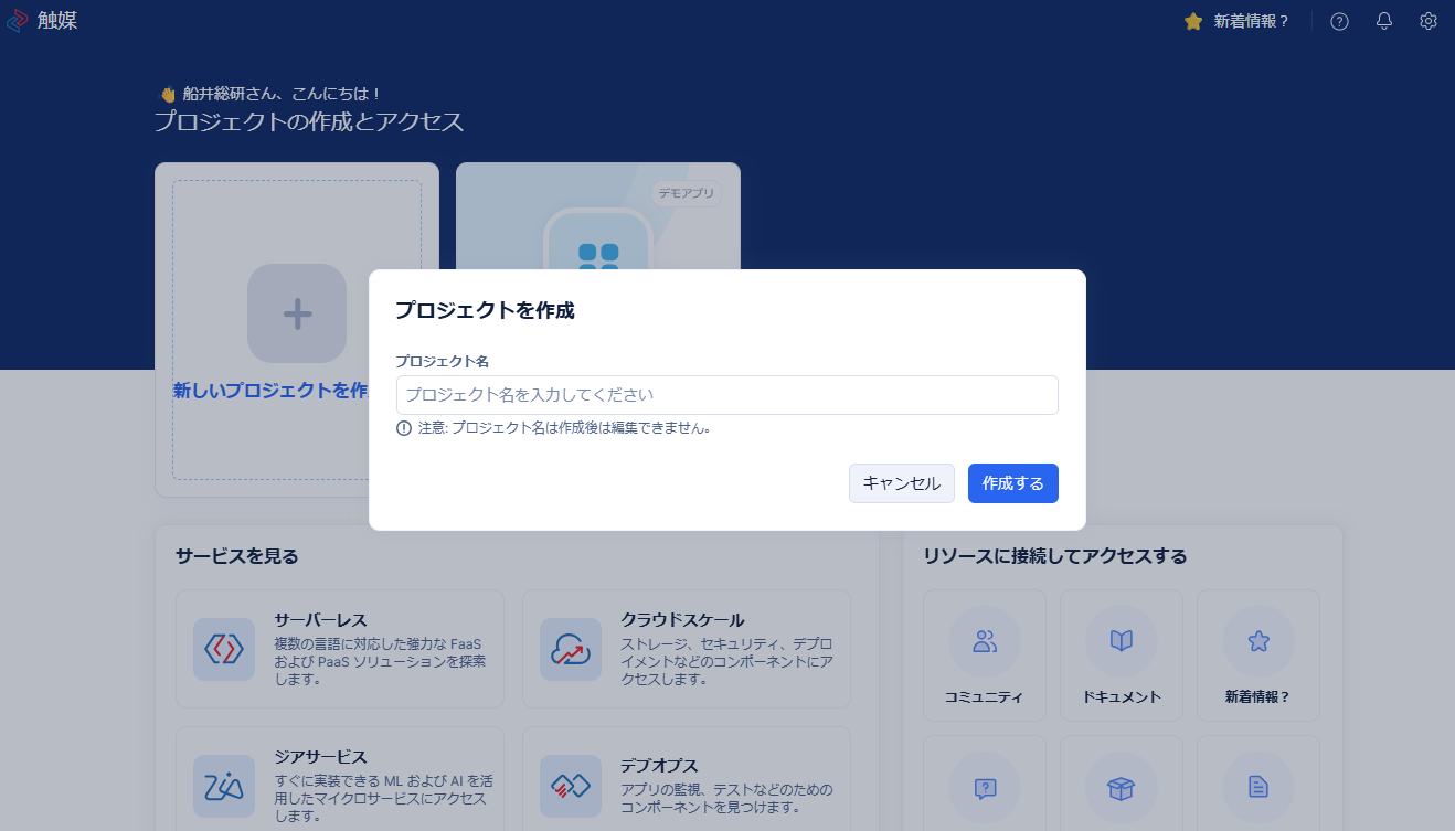 設問を利用しない方法でプロ弱とを作成する画面(ブラウザによる日本語翻訳あり)